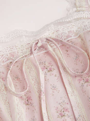 Cotton-blend Sculptural Sweetheart Ditsy Floral Lace Up Ruffled Maxi Dress