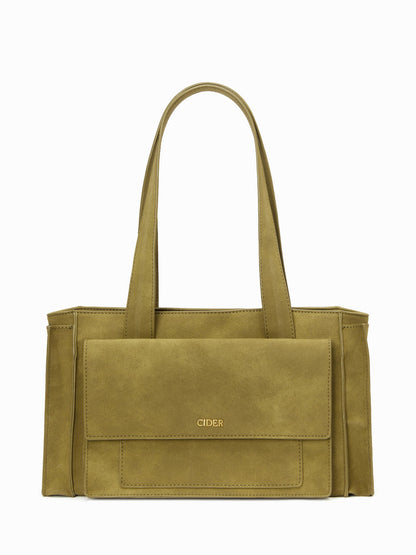 FLAP POCKET SHOULDER BAG